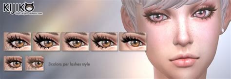 Simsdom Cc Lashes Meaning 3d Lashes Version2 For Kids Kijiko