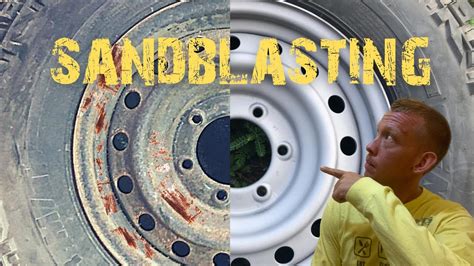 Sprinkle with lemon juice and scrape with steel wool. Sandblasting rust and paint removal from rims and concrete ...