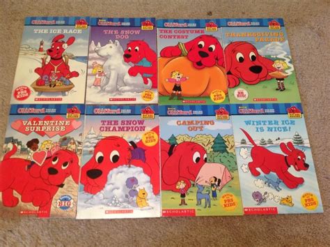 Lot 8 Scholastic Books Clifford The Big Red Dog Level 2 Scholastic