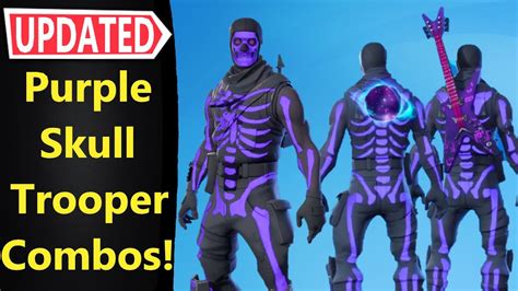 Updated Purple Skull Trooper Skin Combos 2022 Youtube