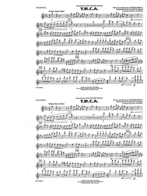 Ymca Band Marching Pdf