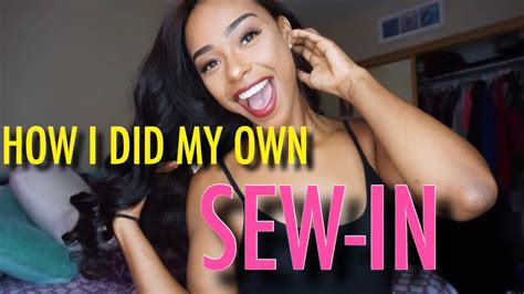 HOW I GAVE MYSELF A SEW IN WATCH TILL THE END YouTube
