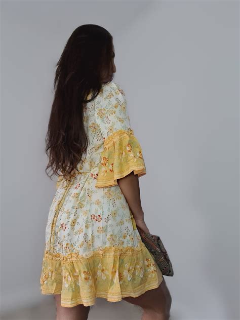 Yellow Blossom Gypsy Dress The Lvb Collection La Vida Bonita