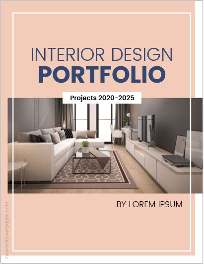 Examples Of Professional Interior Design Portfolios