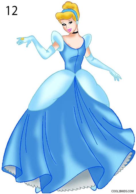 Gambar Mewarnai Princess Cinderella Gambar Mewarnai