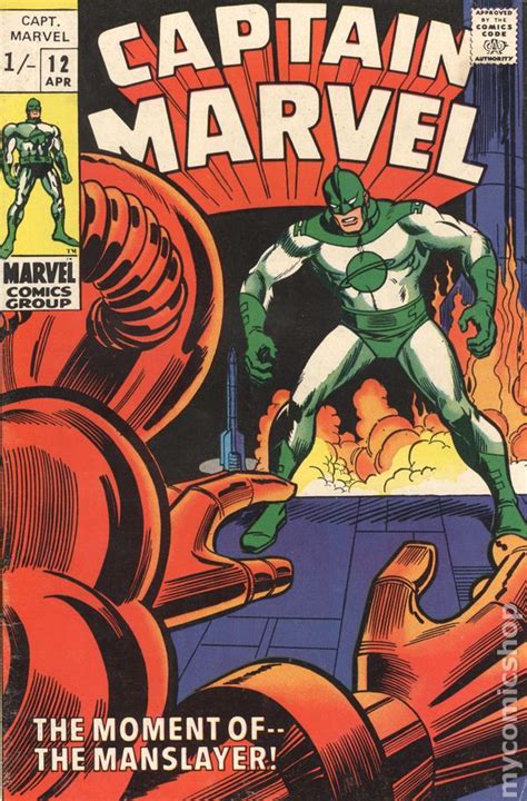Captain Marvel 1968 1st Series Marvel Uk Edition Comic Books