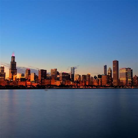 Chicago Skyline Backgrounds Wallpaper Cave