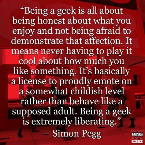 Simon Pegg Simon Pegg Behaving Affection Geek Stuff Words Quotes