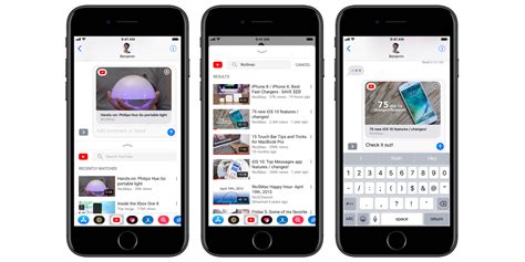 Publish your app to play store & app store. Today's update to iOS YouTube app adds iMessage sharing ...