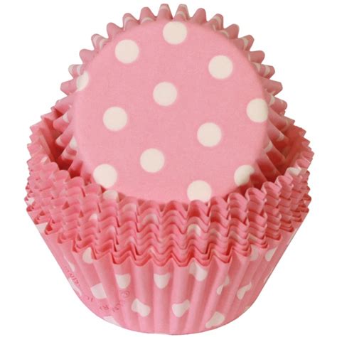 Polka Dot Cupcake Liners Pink Polka Dots Baking Cups Polka Dot Cupcakes