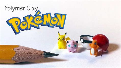 Polymer Clay Pokemon Tutorial Miniature Youtube