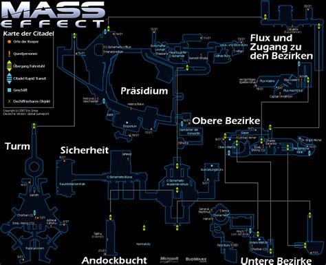 Mass Effect 1 Citadel Map