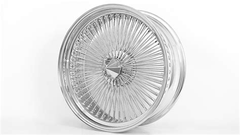 20x8 La Wire Wheels Standard Diamond Cut 150 Spoke Straight Lace