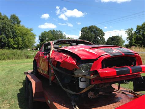 Ebay Find Wrecked And Completely Destroyed 2013 Shelby Gt500 Up For