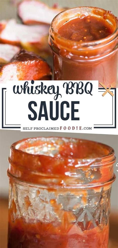 When You Make This Easy Whiskey Bbq Sauce The End Product Is A Tangy