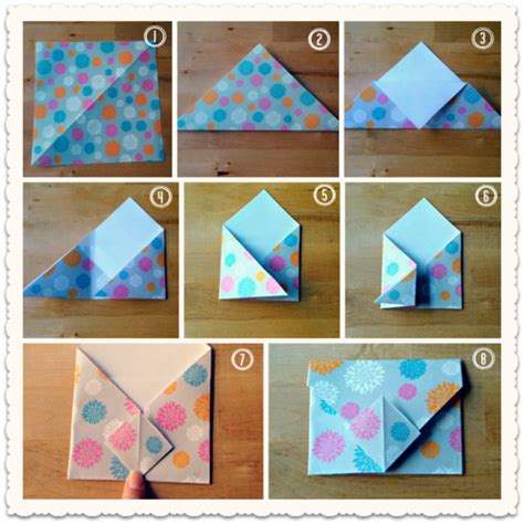 Sobre Origami Tutorial Origami Sobres Cartera De Origami Tarjetas