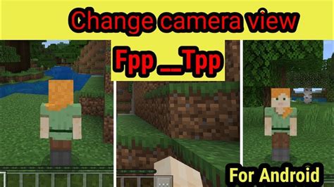 How To Change Camera Angle In One Click In Minecraft Android Change