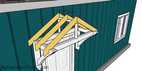 Door Canopy Plans Myoutdoorplans Free Woodworking Plans And