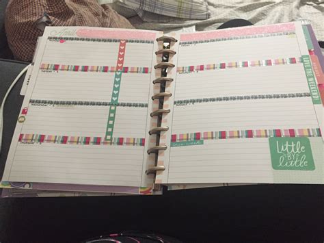 Weekly Layout Horizontal Happy Planner Planner Layout Happy Planner