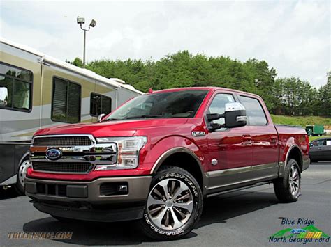 2019 Ford F150 King Ranch Supercrew 4x4 In Ruby Red C29016 Truck N