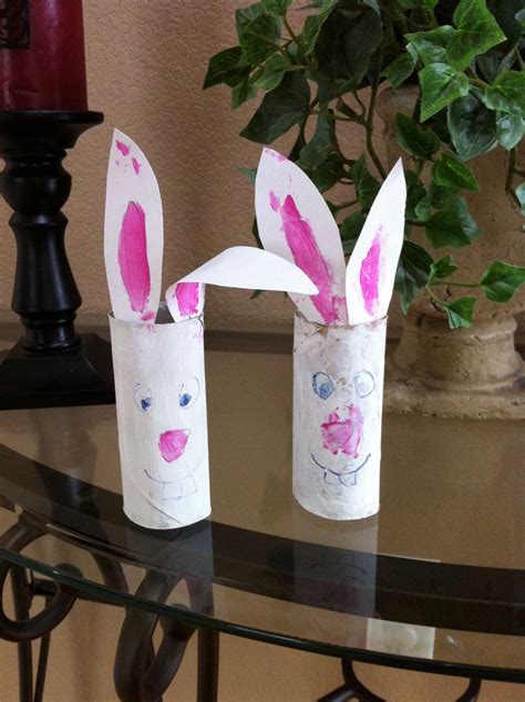 Toilet Paper Roll Easter Bunny Craft Craft Kls