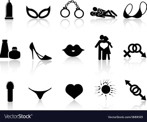 Black Sex Icons Set Royalty Free Vector Image Vectorstock Free Hot Nude Porn Pic Gallery