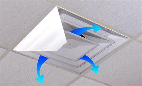 Metal air deflector ac vent deflector ceiling vent deflector ac ceiling vent ceiling register deflector new. Airvisor Air Deflector For Office Ceiling Vents (24″ X 24 ...