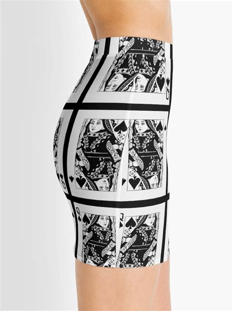 Queen Of Spades Mini Skirt By Impactees Redbubble