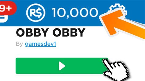 This video is only for entertainment purposes and there is no free robux game in robloxstar code : SECRET OBBY GIVES 10,000 FREE ROBUX (May 2019) - YouTube