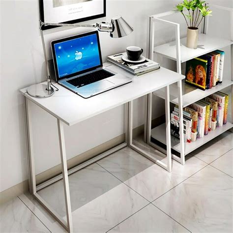 Foldable Computer Desk Pc Table Study Laptop Collapsible Home Office