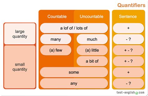 Quantifiers Much Many Little Few Some Any Teaching Vocabulary