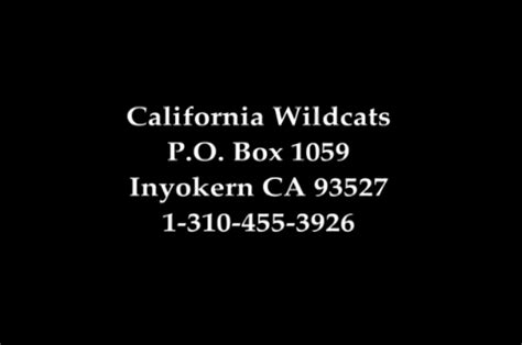 California Wildcats Cw 273 The Crypt 1