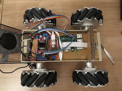 Raspberry Pi Robot With Mecanum Omnidirectional Wheels Roboter Planen Bauen Programmieren
