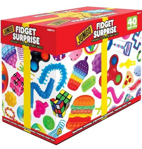 Fidget Toys Jumbo Fidget Surprise Mystery Fidget Box 40 Fidget Toys Big Time Toywiz