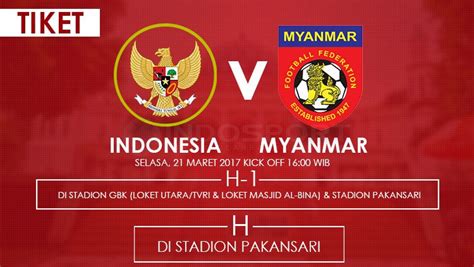 Tiket Timnas Indonesia U 22 Kontra Myanmar Sepi Peminat Indosport