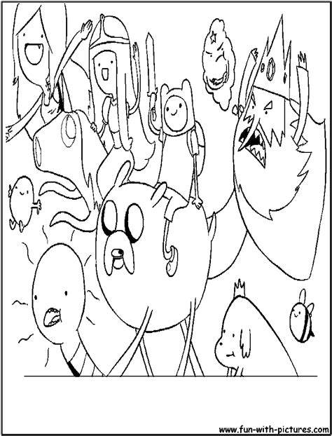 Adventure Time Chibi Coloring Pages