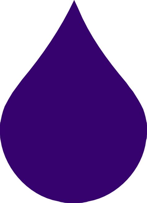 Purple Rain Drop Clip Art At Vector Clip Art