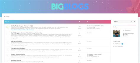 Big Blogs Blogger Forum Screenshot Its A Lovely Life
