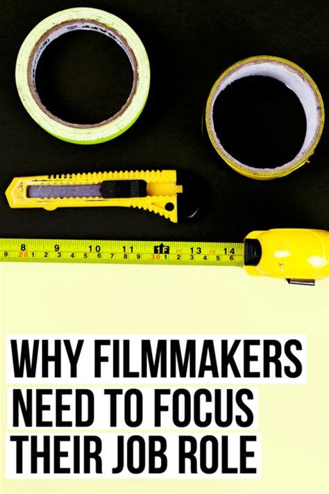 Focusing Your Job Role In The Film Industry — Amy Clarke Films In 2022 Film School Filmmaking