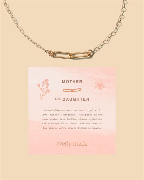 Mother & Daughter Necklace, Mom and Daughter Jewelry, Mother Daughter