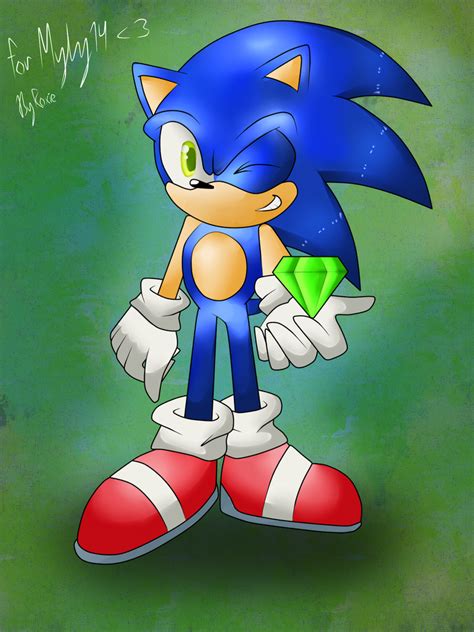 Sonic For Myly14 By Roxie 7 On Deviantart