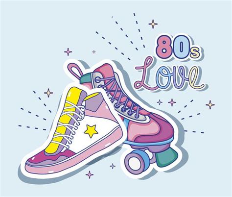 80s Sneaker Roller Skates