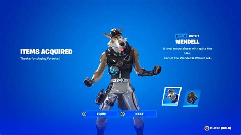 How To Get Wendell Skin For Free Fortnite Youtube