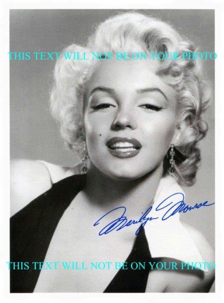 Marilyn Monroe Signed Autographed 8x10 Rp Photo Beautiful