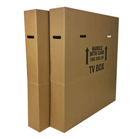 uboxes double wall tv moving boxes 72 x 6 x 42 inch boxes with sleeves 2 pack 1 piece food 4
