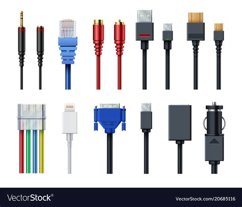 Computer Cables Images List Of Different Computer Cables Types Guide