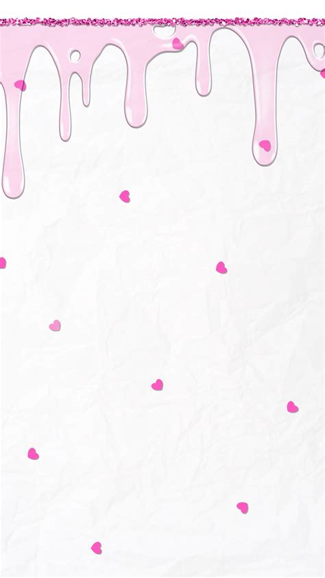 Most girly backgrounds have simple. Simple cute white/pink wallpaper | Iphone homescreen ...