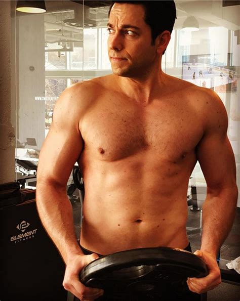 Zachary Levi Posts Shirtless Selfie After People Wonder If His Shazam Muscles Are Fake