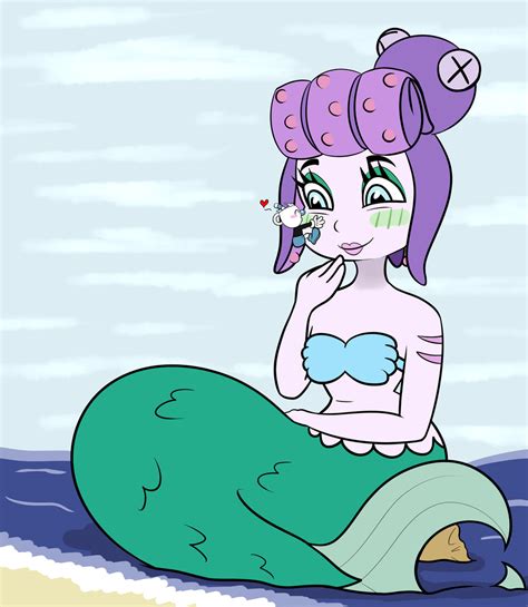 Mugman X Cala Maria Commission By Radiodemondust On Deviantart