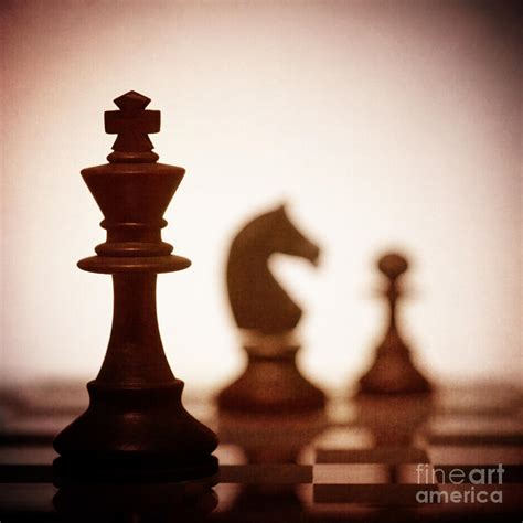 Close Up Of King Chess Piece Photograph By Amanda Elwell Pixels
